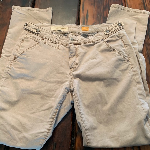 Pilcro Hypen Chinos in Beige - Picture 3 of 6